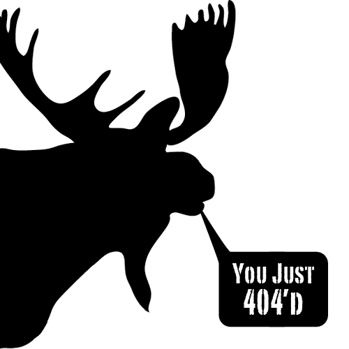 You just 404'd
